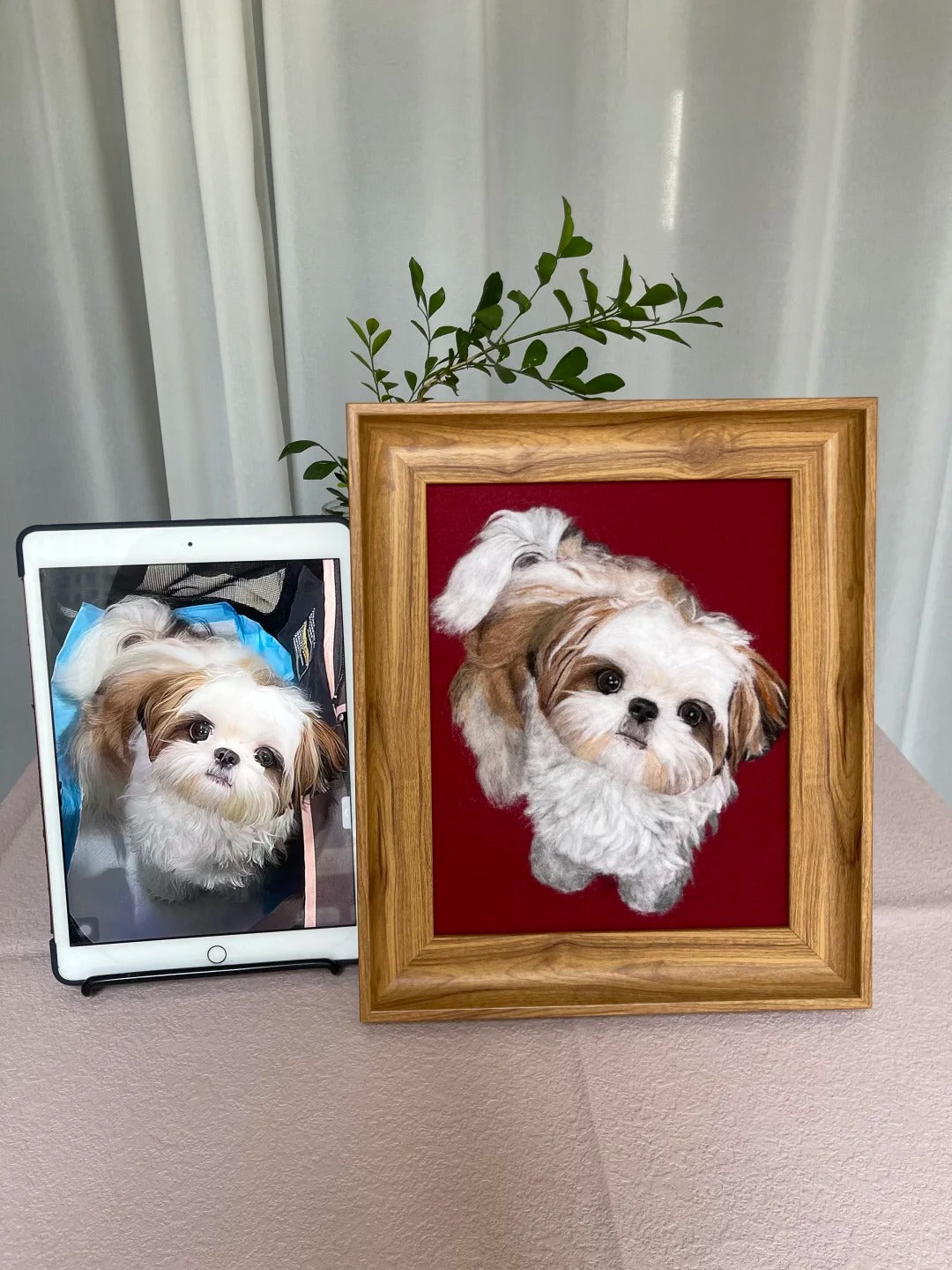 Handmade Wool Felt Pet Portrait | Retain Every Dynamic Moment of It
